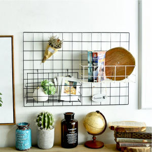 KIT CANASTILLO + REPISA PARA REJILLA DECORACIÓN